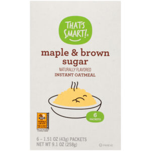 Maple & Brown Sugar Flavored Instant Oatmeal