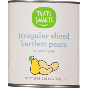 Irregular Sliced Bartlett Pears In Light Syrup