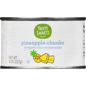 That's Smart! Pineapple Chunks In Pineapple Juice 8 oz