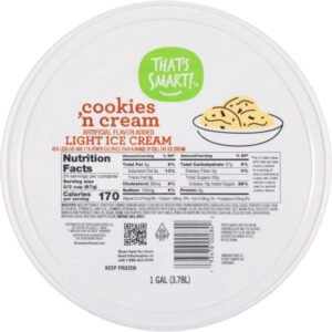 That's Smart! Light Cookies 'n Cream Ice Cream 1 gl