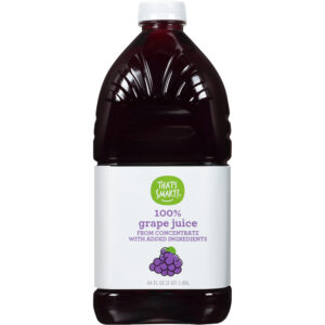 100% Grape Juice From Concentrate With Added Ingredients