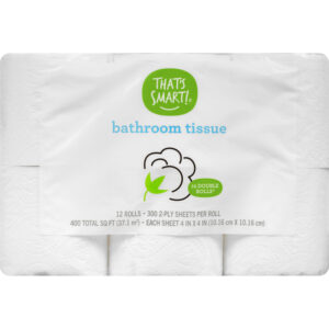 That's Smart! 2-Ply Double Rolls Bathroom Tissue 12 ea