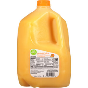 100% Unsweetened Orange Juice From Concentrate