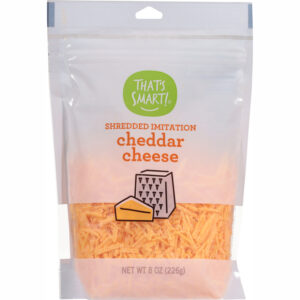 That's Smart! Shredded Imitation Cheddar Cheese 8 oz